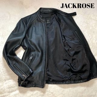 価格変更後すぐ購入手続きします極美品 HOUSTON × JACK ROSE 羊革 G-1 レザー ジャケット