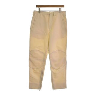 ジルサンダー(Jil Sander)のJIL SANDER ジルサンダー チノパン 46(M位) 白 【古着】【中古】(チノパン)