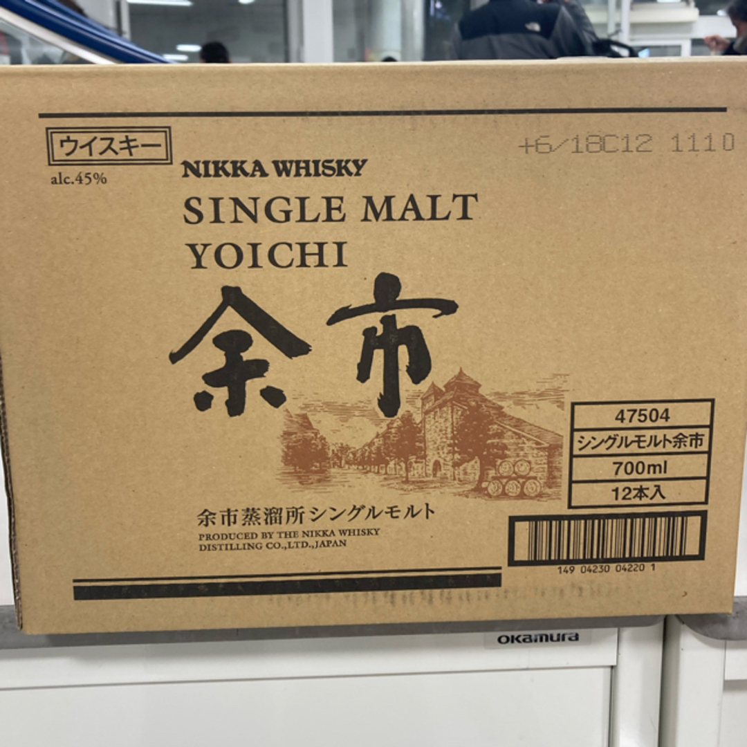 ニッカウィスキー余市　700mlを1ケース12本 食品/飲料/酒の酒(ウイスキー)の商品写真