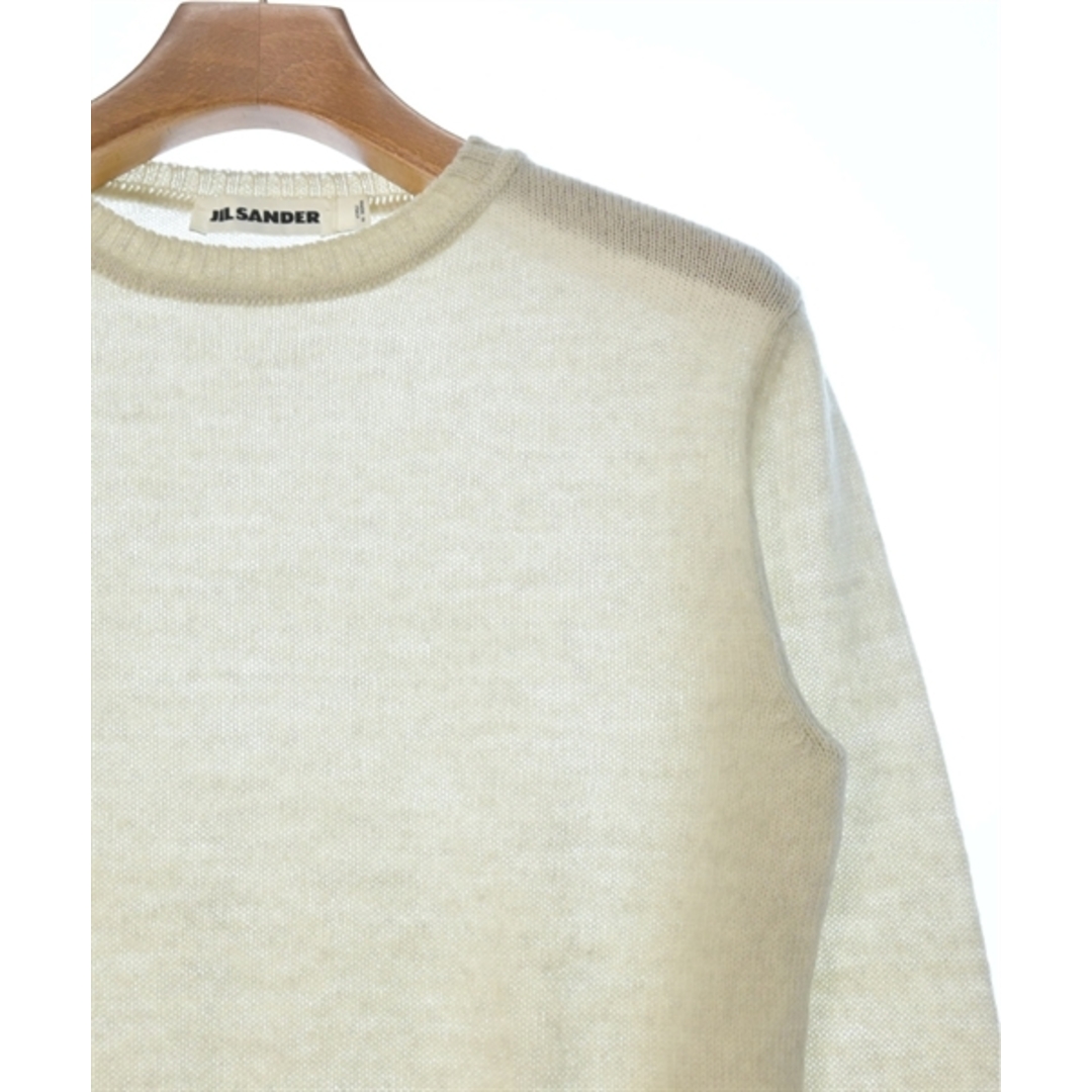 Jil Sander(ジルサンダー)のJIL SANDER ジルサンダー ニット・セーター 34(XS位) 白 【古着】【中古】 レディースのトップス(ニット/セーター)の商品写真