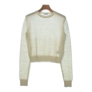 ジルサンダー(Jil Sander)のJIL SANDER ジルサンダー ニット・セーター 34(XS位) 白 【古着】【中古】(ニット/セーター)