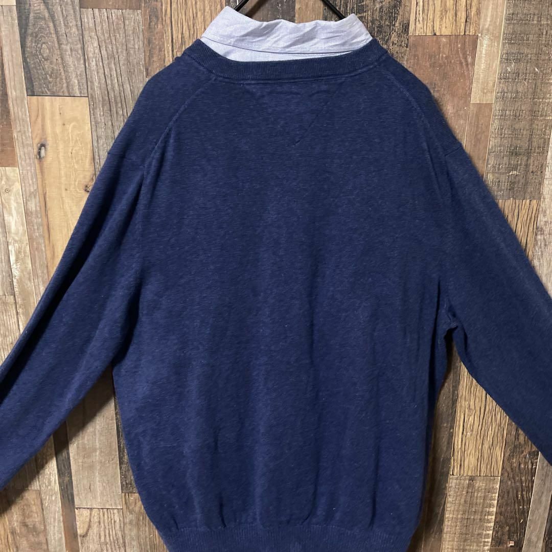 TOMMY HILFIGER(トミーヒルフィガー)のトミーヒルフィガー メンズ セーター M ニット USA古着 90s 長袖 メンズのトップス(ニット/セーター)の商品写真