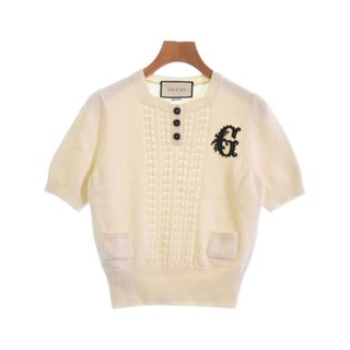 グッチ(Gucci)のGUCCI グッチ ニット・セーター S 白系 【古着】【中古】(ニット/セーター)