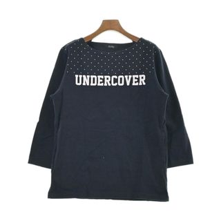 アンダーカバー(UNDERCOVER)のUNDER COVER アンダーカバー Tシャツ・カットソー 2(M位) 紺 【古着】【中古】(カットソー(半袖/袖なし))