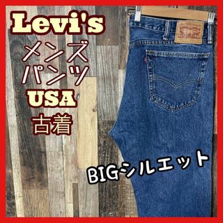 リーバイス デニム メンズ ブルー 38 2XL 505 ストレート パンツ(ワークパンツ/カーゴパンツ)