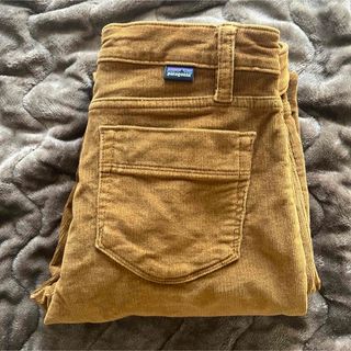 [中古品]patagoniaパンツ コーデュロイ ブラウン オーガニックコットン(カジュアルパンツ)