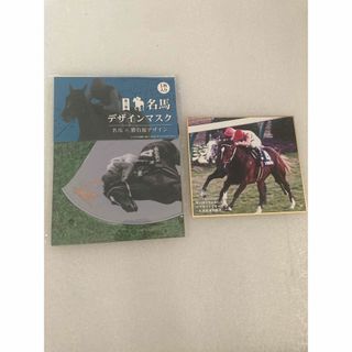 名馬デザインマスク&有馬記念優勝馬色紙　トウカイテイオーセット(その他)