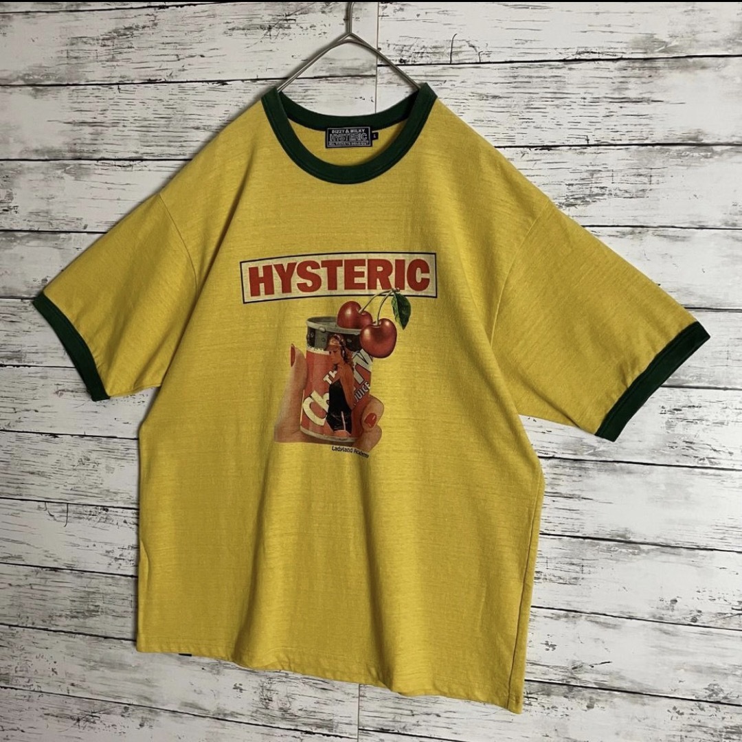 HYSTERIC GLAMOUR(ヒステリックグラマー)の【超絶人気デザイン】ヒステリックグラマー  ヒスガール リンガーシャツ Tシャツ メンズのトップス(Tシャツ/カットソー(半袖/袖なし))の商品写真