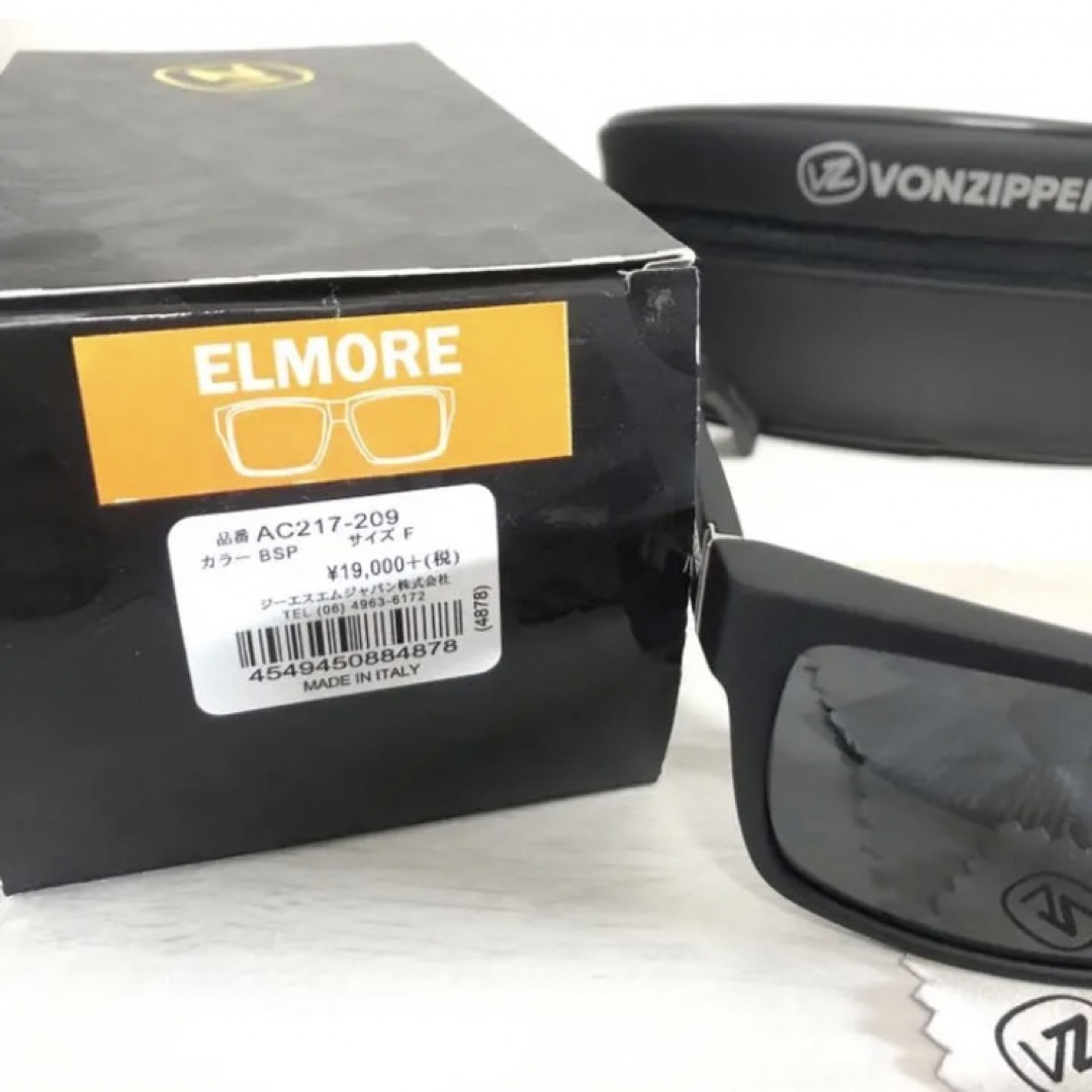 VONZIPPER(ボンジッパー)のVONZIPPER ボンジッパー 偏光サングラス　ブラック オークリー 黒 メンズのファッション小物(サングラス/メガネ)の商品写真