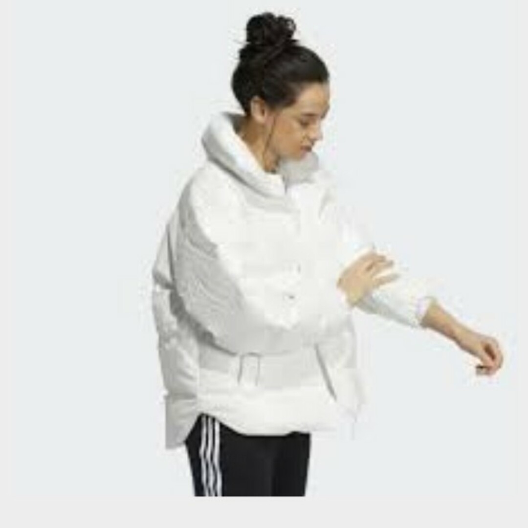 adidas(アディダス)の◆adidas　アディダス◆ダウンジャケット　ホワイト　サイズS レディースのジャケット/アウター(ダウンジャケット)の商品写真