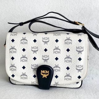 エムシーエム(MCM)のMCM エムシーエム ヴィセトス ロゴグラム バッグ鞄 斜めがけPVC レザー (ショルダーバッグ)