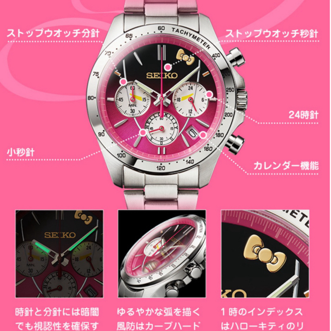 ハローキティ SEIKO 腕時計 セイコー 500系新幹線 25周年 ハローキティ SEIKO 腕時計 セイコー 500系新幹線 25周年