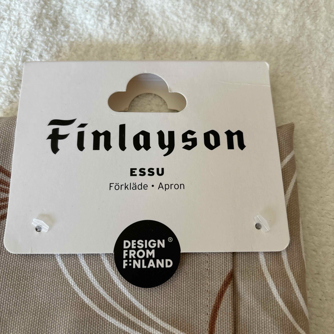 Finlayson(フィンレイソン)の新品　タグ付き　Finlayson フィンレイソン　プノス　エプロン インテリア/住まい/日用品のキッチン/食器(収納/キッチン雑貨)の商品写真