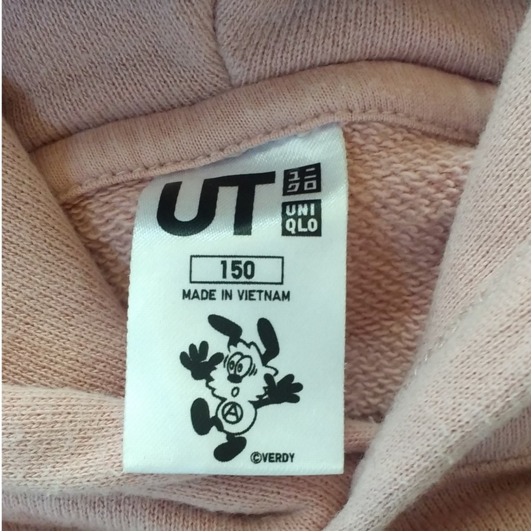 UNIQLO(ユニクロ)のユニクロ　ヴェルディ　スウェットチュニック　150㎝ キッズ/ベビー/マタニティのキッズ服女の子用(90cm~)(Tシャツ/カットソー)の商品写真