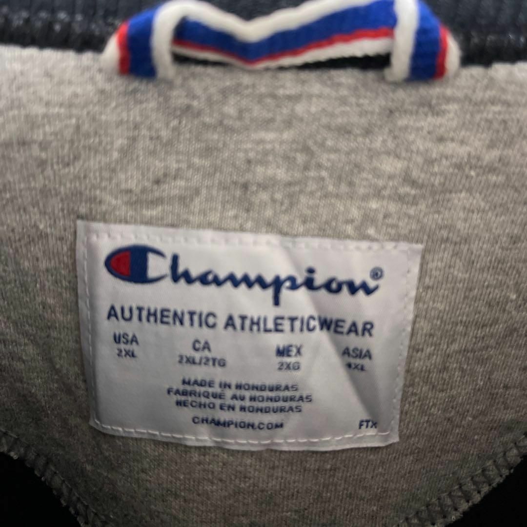 Champion(チャンピオン)のチャンピオン トレーナー 2XL オーバーサイズ ブラック 古着 スウェット メンズのトップス(その他)の商品写真