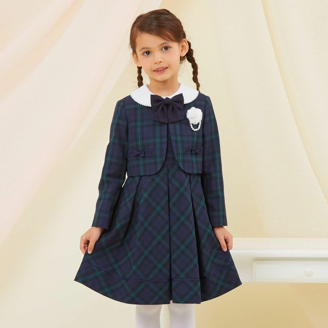 CHOPIN 入学式 スーツ 服装 女の子 キッズ レース襟