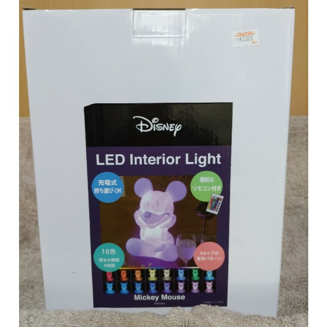 Disney(ディズニー)のお値下げ‼LEDインテリアライト（ミッキー） インテリア/住まい/日用品のライト/照明/LED(その他)の商品写真