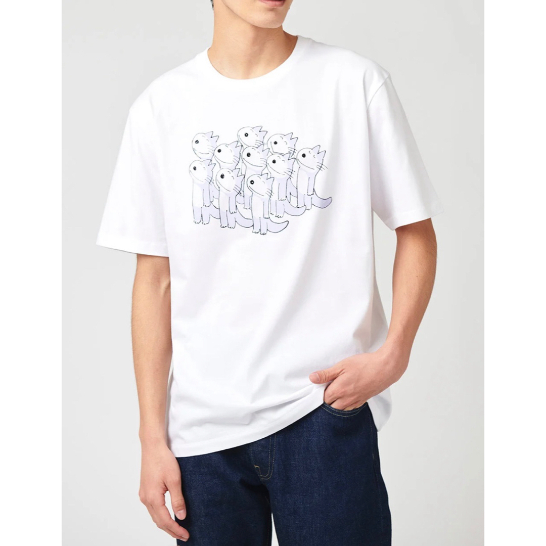 Design Tshirts Store graniph(グラニフ)のグラニフのTシャツ(11ぴきのねこ)Mサイズ メンズのトップス(Tシャツ/カットソー(半袖/袖なし))の商品写真