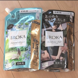 花王 - IROKA イロカ ナチュラルブリーズ 710ml 柔軟剤 詰替え用 花王 ハン
