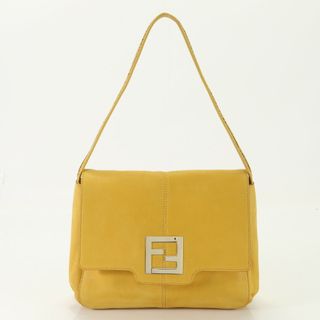 フェンディ(FENDI)の美品 ヴィンテージ フェンディ FF ロゴ ショルダーバッグ 肩掛け トート ハンド レザー 本革 定番 高級 レディース TNE 2お15-11(ショルダーバッグ)