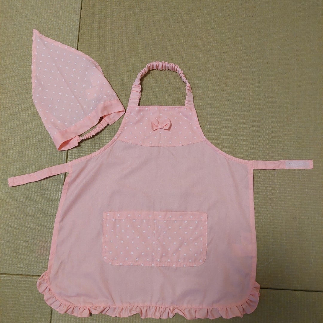 キッズエプロン キッズ/ベビー/マタニティのキッズ服女の子用(90cm~)(その他)の商品写真