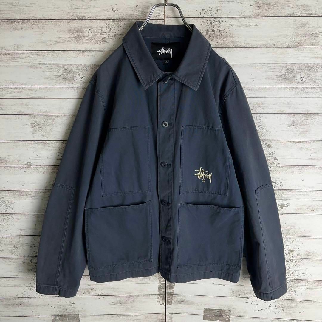 STUSSY(ステューシー)の9034【即完売モデル】ステューシー☆ワンポイント定番カラーカラーオール入手困難 メンズのジャケット/アウター(カバーオール)の商品写真