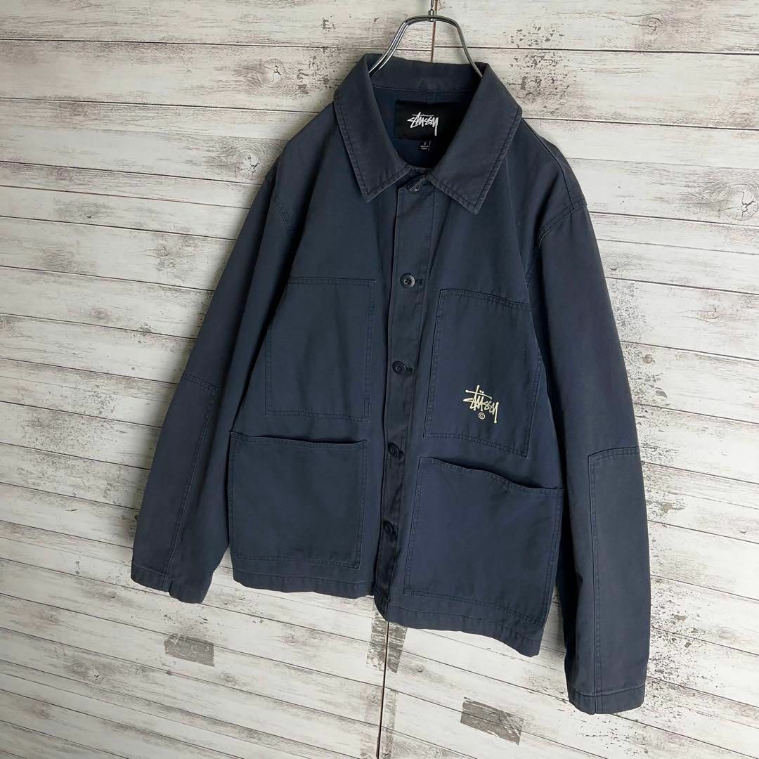 STUSSY(ステューシー)の9034【即完売モデル】ステューシー☆ワンポイント定番カラーカラーオール入手困難 メンズのジャケット/アウター(カバーオール)の商品写真