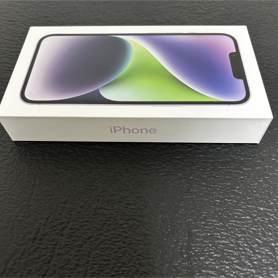 iPhone(アイフォーン)のiPhone 14 Purple 128G 外箱、付属品のみ スマホ/家電/カメラのスマートフォン/携帯電話(その他)の商品写真