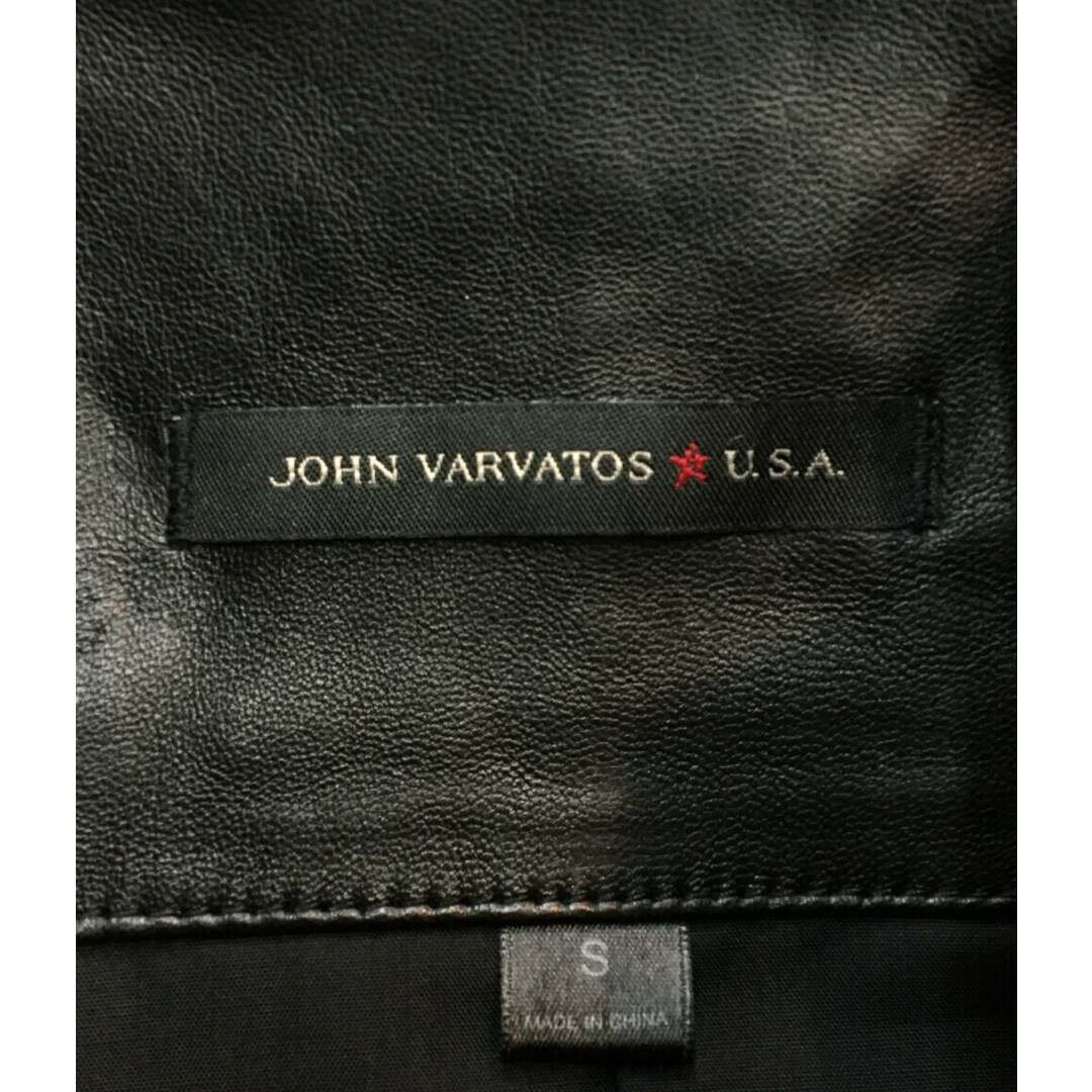 ジョンバルベイトス シングルライダースジャケット メンズ S メンズのジャケット/アウター(ライダースジャケット)の商品写真