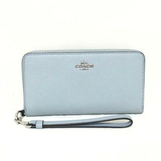 コーチ(COACH)のCOACH(コーチ) 長財布 ロング ジップ アラウンド ウォレット CN393 ライトグレー レザー(財布)