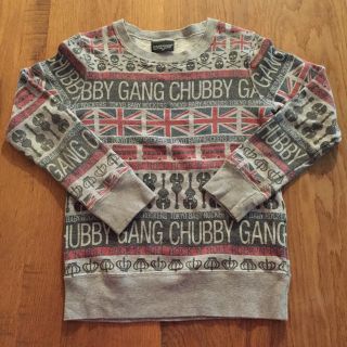 チャビーギャング(CHUBBYGANG)のCHUBBY GANG チャビーギャング  スカル ギター ロゴ トレーナー(その他)