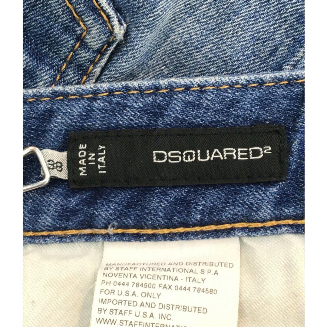 DSQUARED2(ディースクエアード)のディースクエアード デニムパンツ ダメージ加工 レディース 38 レディースのパンツ(デニム/ジーンズ)の商品写真