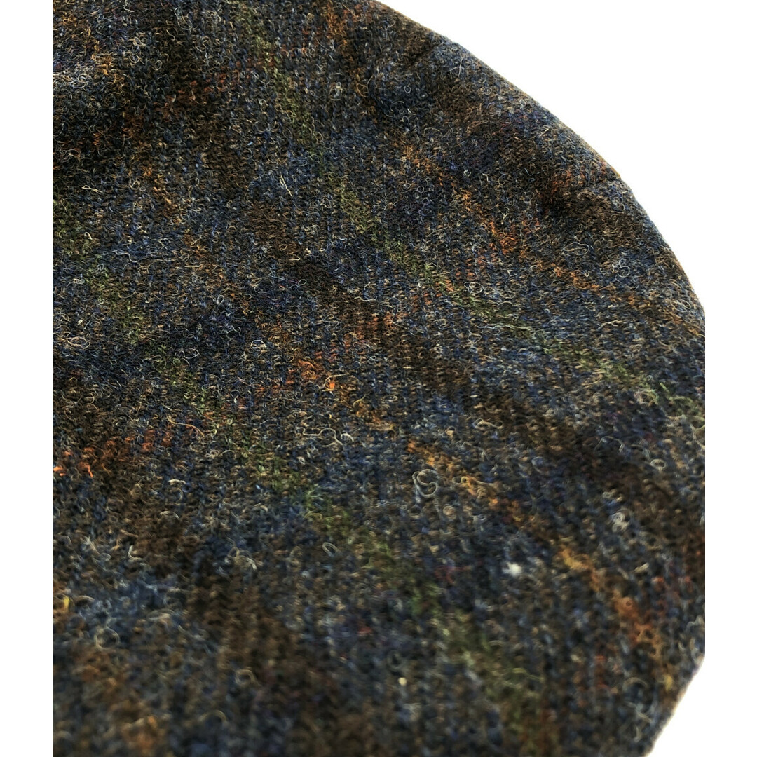 美品  Harris Tweed キャスケット チェック柄    メンズ 58 メンズの帽子(キャスケット)の商品写真