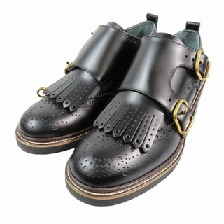 クロエ(Chloe)のCHLOE Franne Monk Strap Leather Loafers(ローファー/革靴)