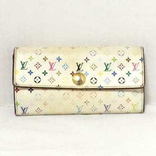 ルイヴィトン(LOUIS VUITTON)のLOUIS VUITTON(ルイヴィトン) 長財布 モノグラムマルチカラー ポルトフォイユサラ M60272 オランジュ モノグラム･マルチカラー キャンバス(財布)