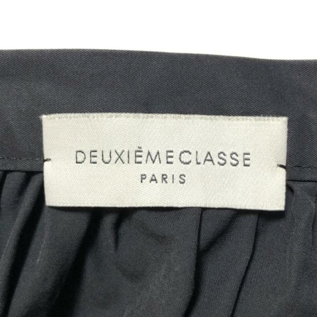 DEUXIEME CLASSE(ドゥーズィエムクラス)のDEUXIEME CLASSE(ドゥーズィエム) スカート サイズ36 S レディース美品  - 黒 ひざ丈 レディースのスカート(その他)の商品写真