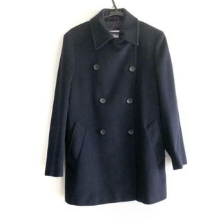 マックスマーラ(Max Mara)のMax Mara(マックスマーラ) コート サイズ42 M レディース - ダークネイビー 長袖/秋/冬/肩パッド(その他)