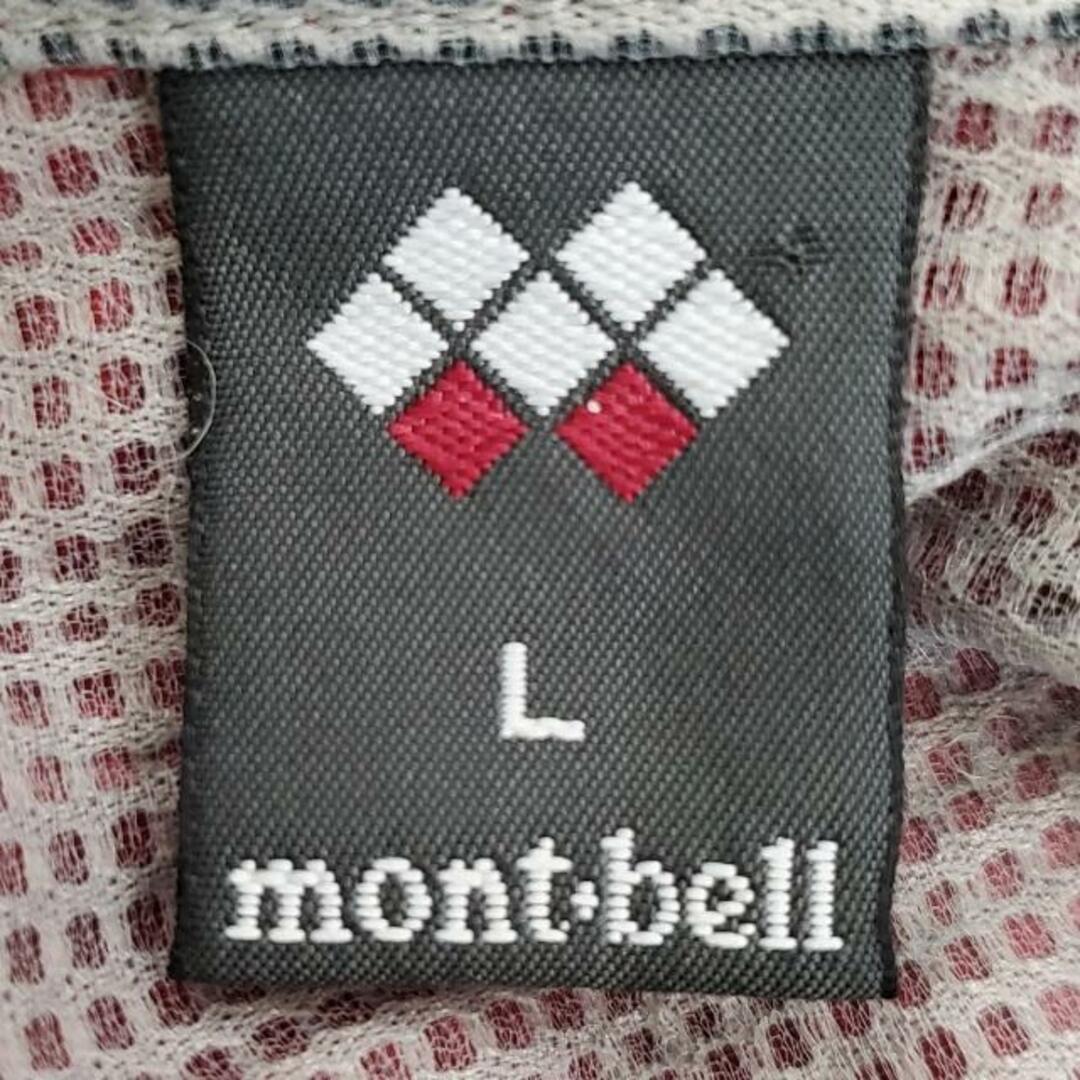 mont bell(モンベル)のmont-bell(モンベル) ブルゾン サイズL レディース美品  - ピンク×ボルドー×グレー 長袖/春/秋 レディースのジャケット/アウター(ブルゾン)の商品写真