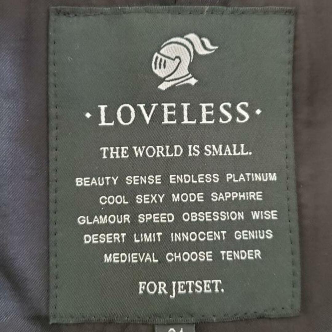 LOVELESS(ラブレス)のLOVELESS(ラブレス) コート サイズ34 S レディース美品  - ダークグリーン×黒 長袖/冬 レディースのジャケット/アウター(その他)の商品写真