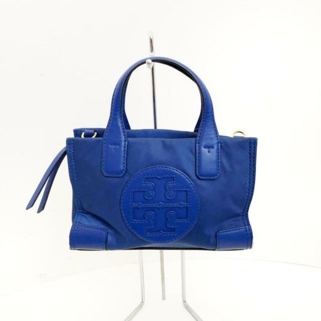 トリーバーチ Tory Burch ハンドバッグ　トートバッグ　ブルー　ナイロン