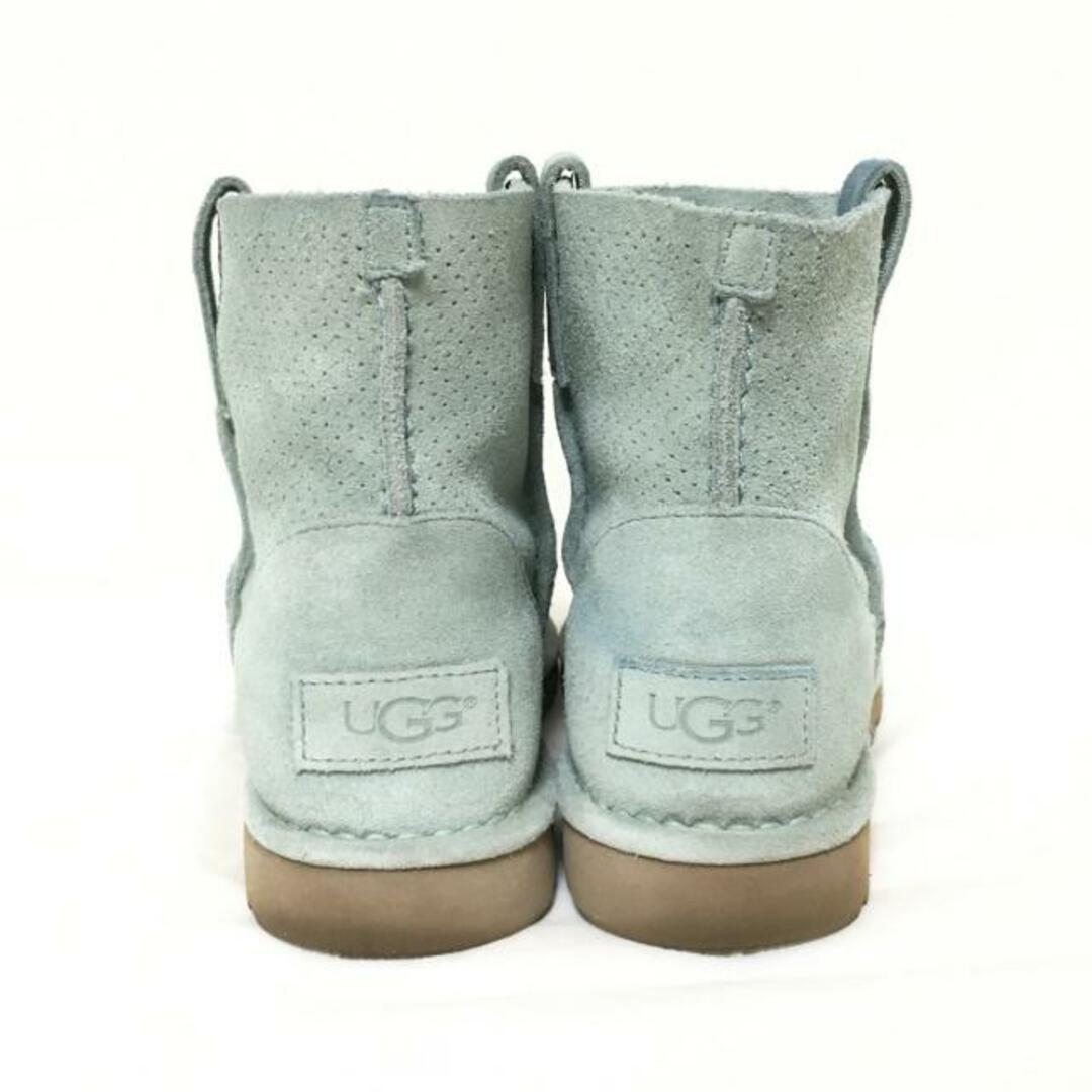 UGG(アグ)のUGG(アグ) ショートブーツ 23 レディース クラシックアンラインド ミニパーフ 1016852 ライトグリーン スエード レディースの靴/シューズ(ブーツ)の商品写真