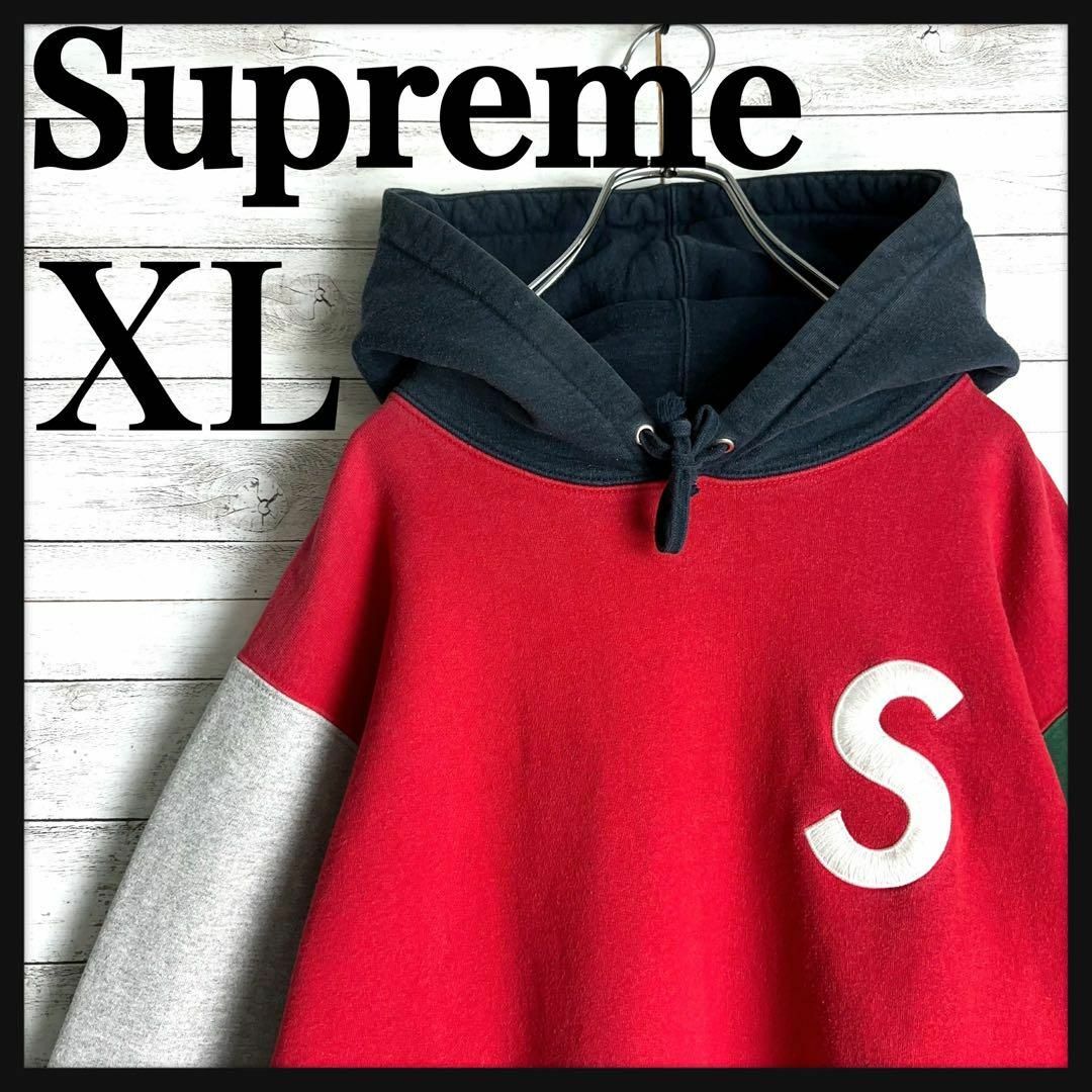 Supreme - 9037【希少XLサイズ】シュプリーム☆ワンポイント刺繍Sロゴ