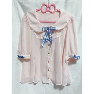 アンジェリックプリティー(Angelic Pretty)のangelicpretty シフォンブラウス(シャツ/ブラウス(長袖/七分))