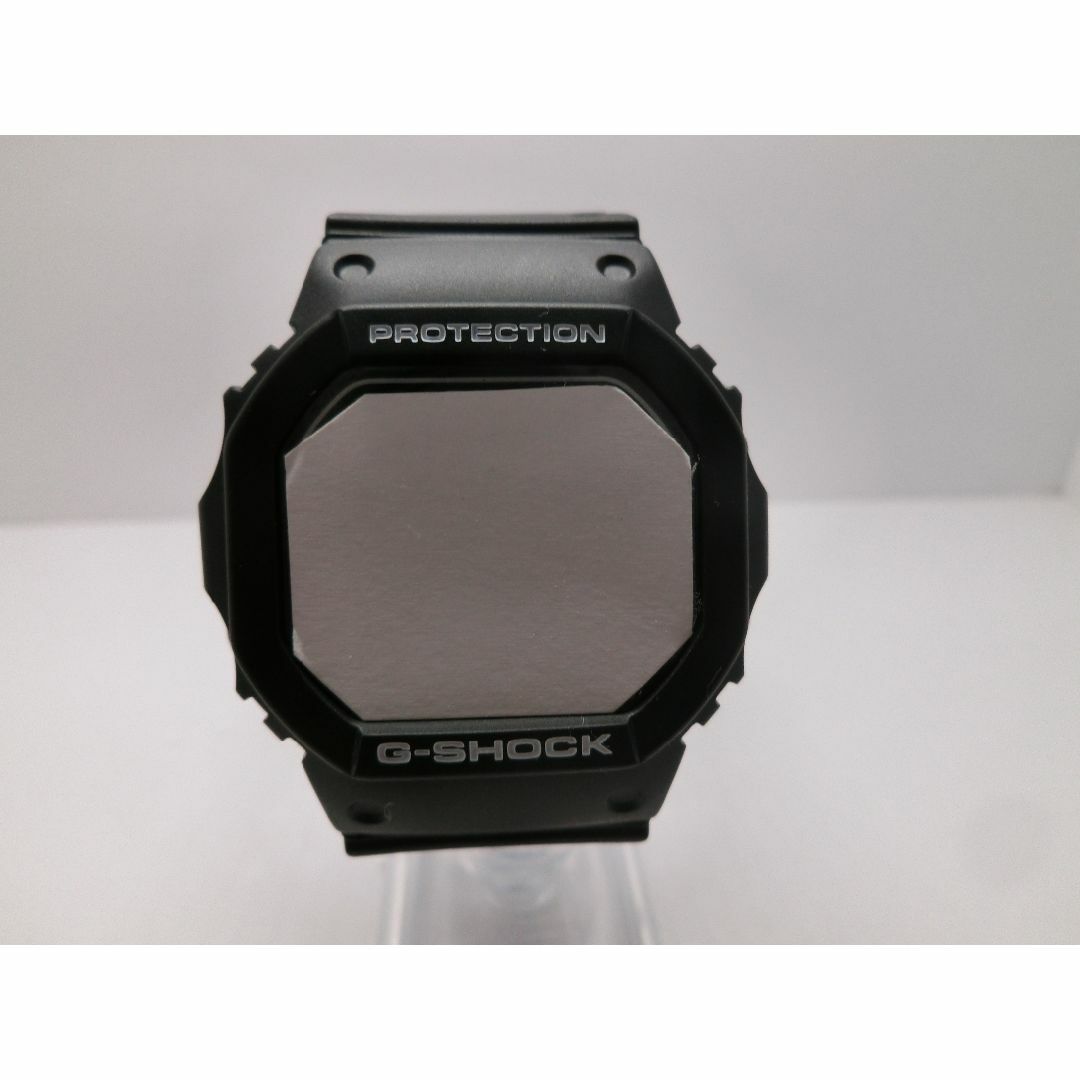 カスタム　黒　白文字　DW-5600系 互換　ベゼル、ベルト　セット メンズの時計(ラバーベルト)の商品写真