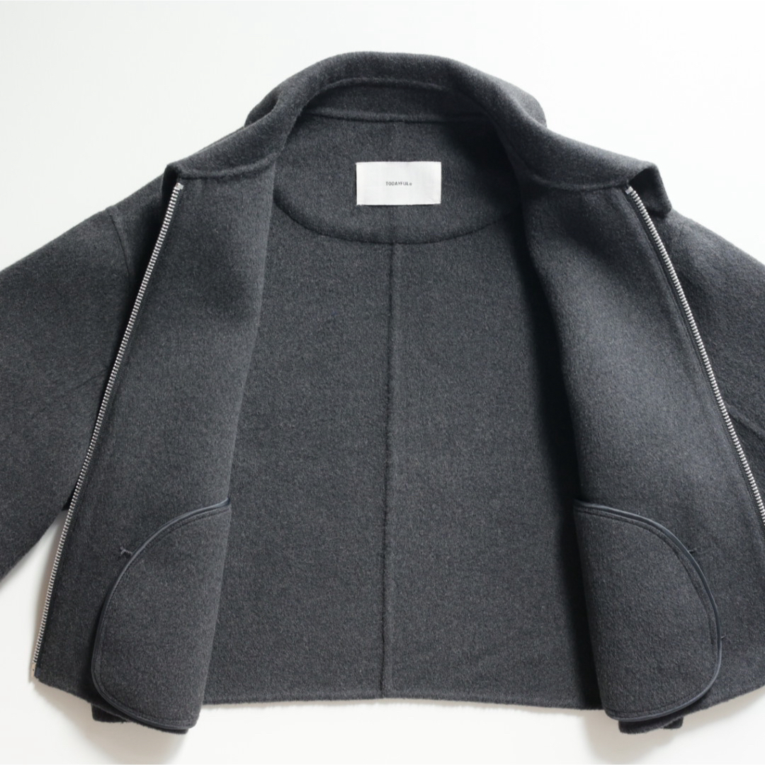 TODAYFUL(トゥデイフル)のTODAYFUL Wool Zip Blouson レディースのジャケット/アウター(ブルゾン)の商品写真