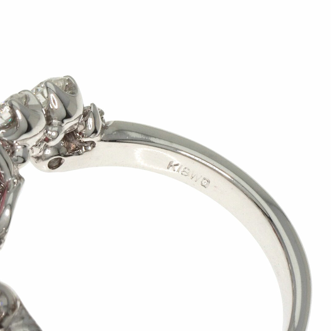 SELECT JEWELRY ガーネット ダイヤモンド リング・指輪 K18WG レディース レディースのアクセサリー(リング(指輪))の商品写真