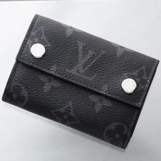 ルイヴィトン(LOUIS VUITTON)のK3070M 美品 ヴィトン エクリプス ディスカバリー ミニ財布 M67630(折り財布)