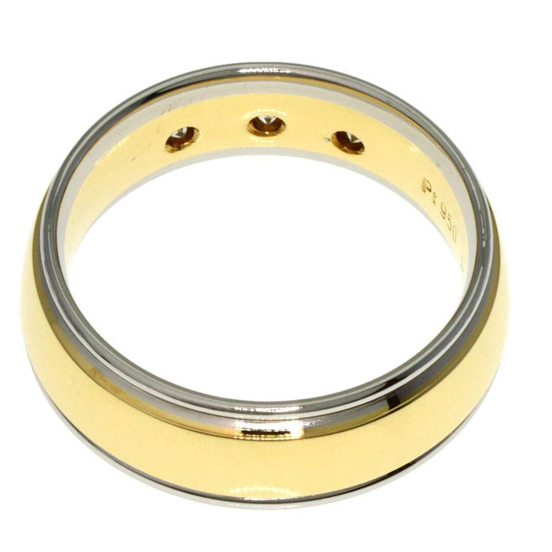 SELECT JEWELRY 3P ダイヤモンド」 リング・指輪 PT950 750 レディース レディースのアクセサリー(リング(指輪))の商品写真