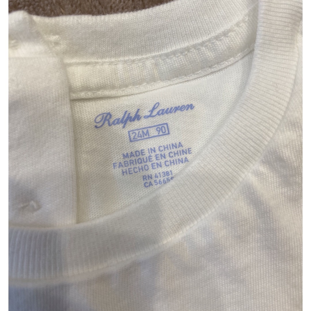 POLO RALPH LAUREN(ポロラルフローレン)のラルフローレン　Tシャツ　90 キッズ/ベビー/マタニティのベビー服(~85cm)(Ｔシャツ)の商品写真