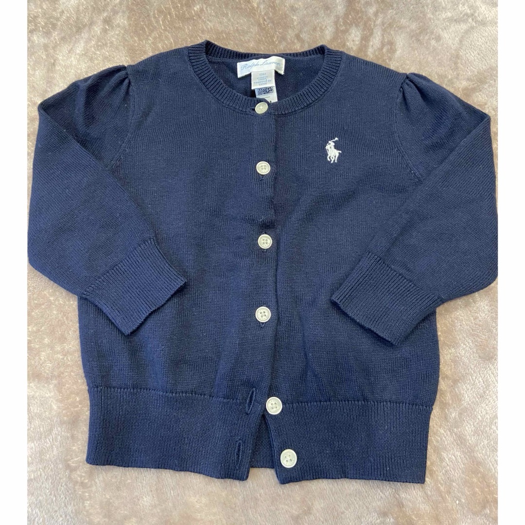 POLO RALPH LAUREN(ポロラルフローレン)のラルフローレン　カーディガン　80 キッズ/ベビー/マタニティのベビー服(~85cm)(カーディガン/ボレロ)の商品写真